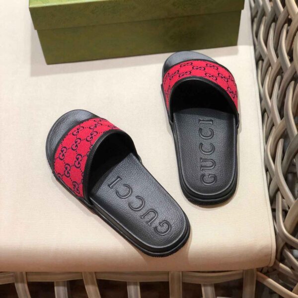 Men's Maxi GG Canvas Slide