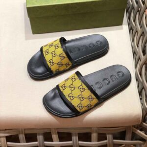 Men's Maxi GG Canvas Slide