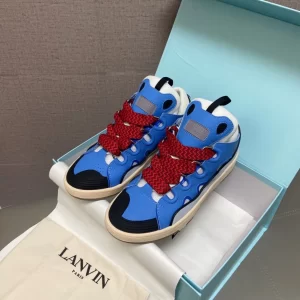 Lanvin Leather Curb Sneaker