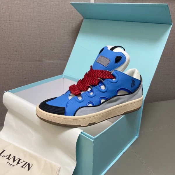 Lanvin Leather Curb Sneaker