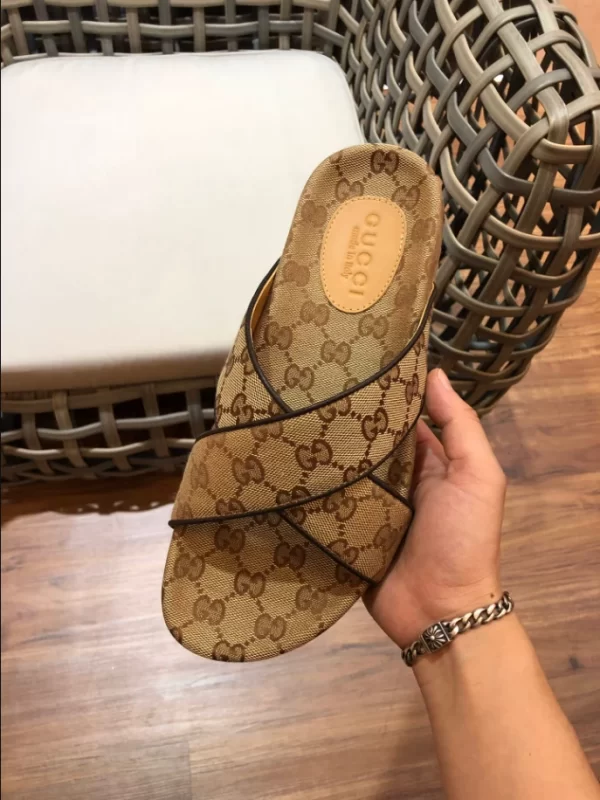 Gucci GG Criss Cross Slide Sandal