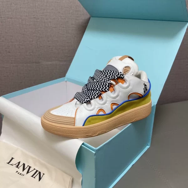 Lanvin Leather Curb Sneaker