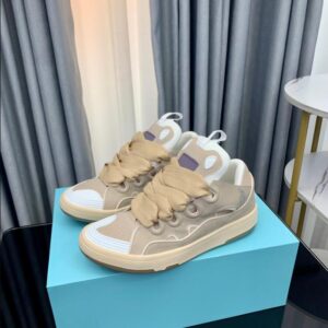 Lanvin Leather Curb Sneaker