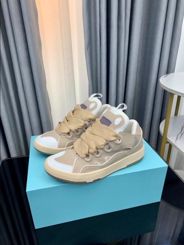 Lanvin Leather Curb Sneaker