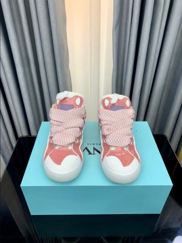 Lanvin Leather Curb Sneaker