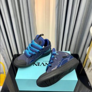 Lanvin Leather Curb Sneaker