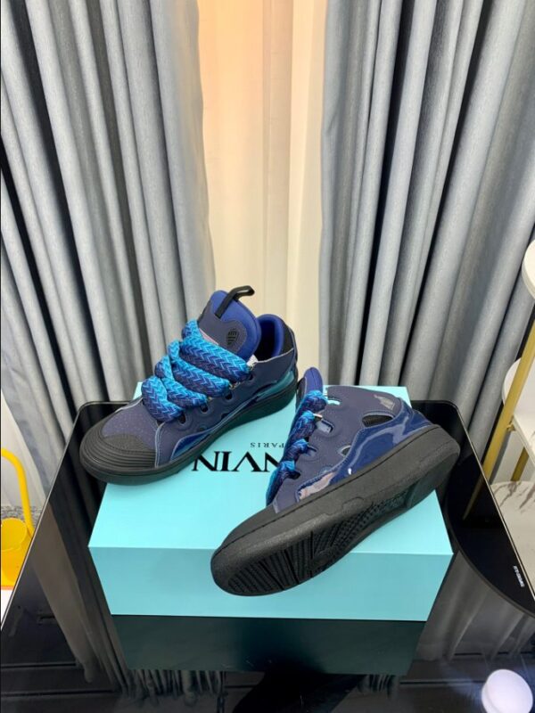 Lanvin Leather Curb Sneaker