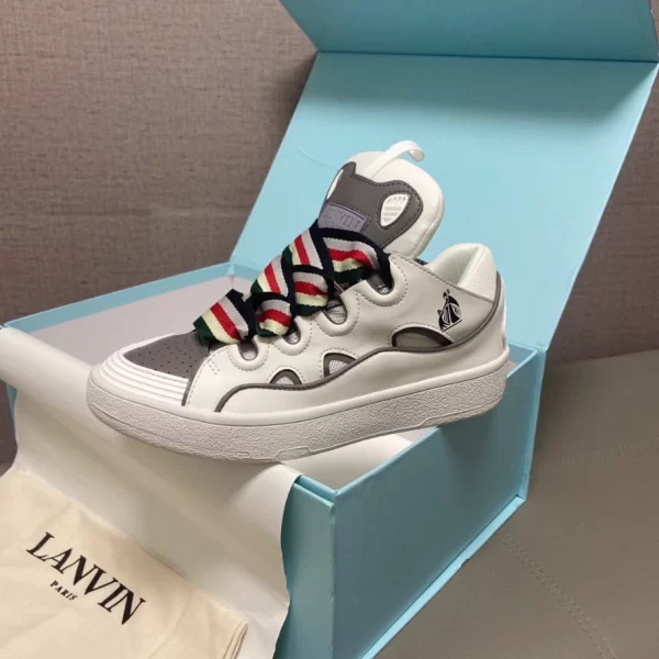 Lanvin Leather Curb Sneaker