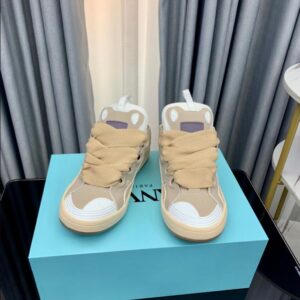 Lanvin Leather Curb Sneaker