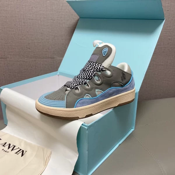 Lanvin Leather Curb Sneaker