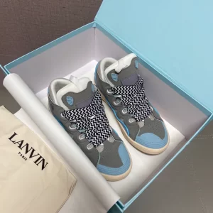 Lanvin Leather Curb Sneaker