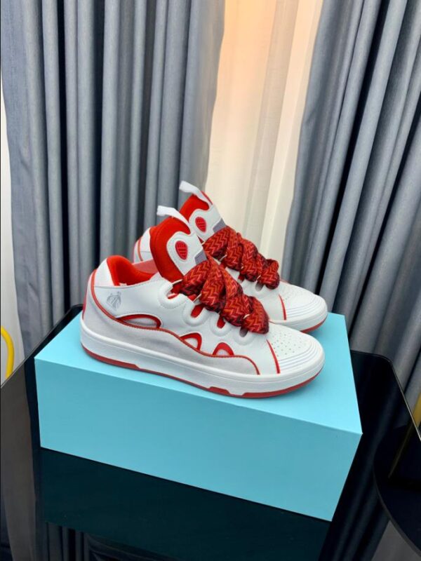 Lanvin Leather Curb Sneaker