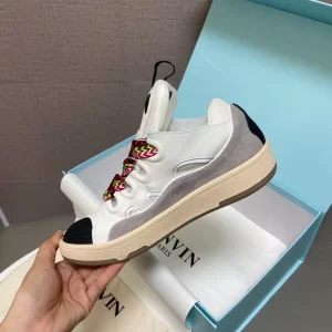 Lanvin Leather Curb Sneaker