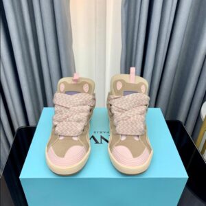 Lanvin Leather Curb Sneaker