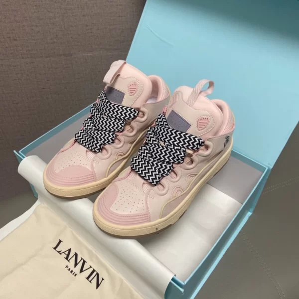 Lanvin Leather Curb Sneaker