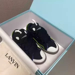 Lanvin Leather Curb Sneaker