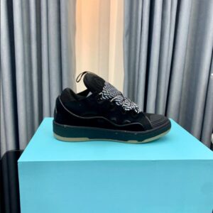 Lanvin Leather Curb Sneaker