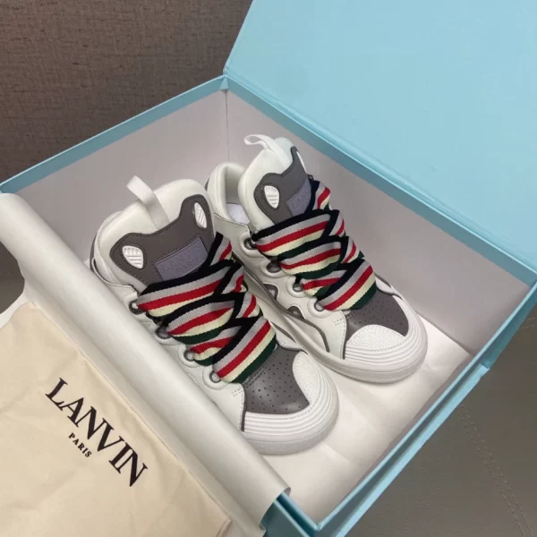 Lanvin Leather Curb Sneaker