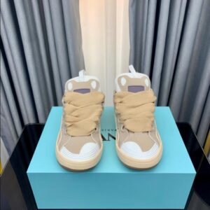 Lanvin Leather Curb Sneaker