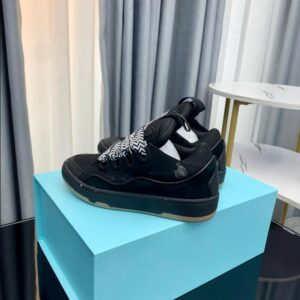 Lanvin Leather Curb Sneaker