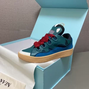 Lanvin Leather Curb Sneaker