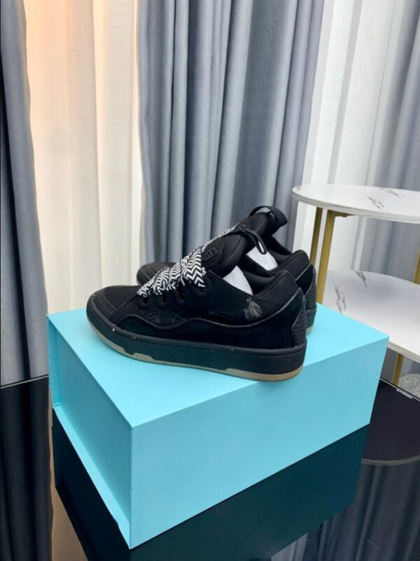 Lanvin Leather Curb Sneaker