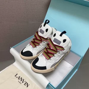 Lanvin Leather Curb Sneaker