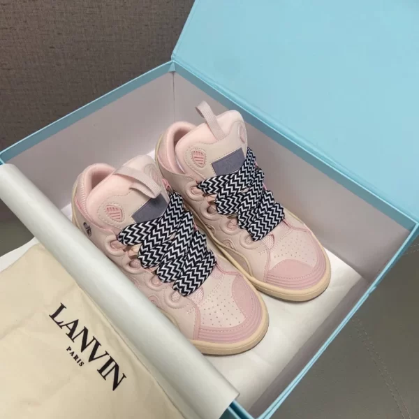 Lanvin Leather Curb Sneaker