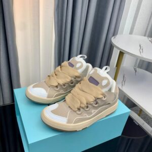 Lanvin Leather Curb Sneaker