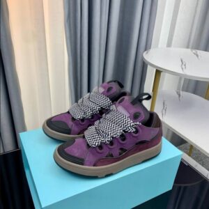 Lanvin Leather Curb Sneaker