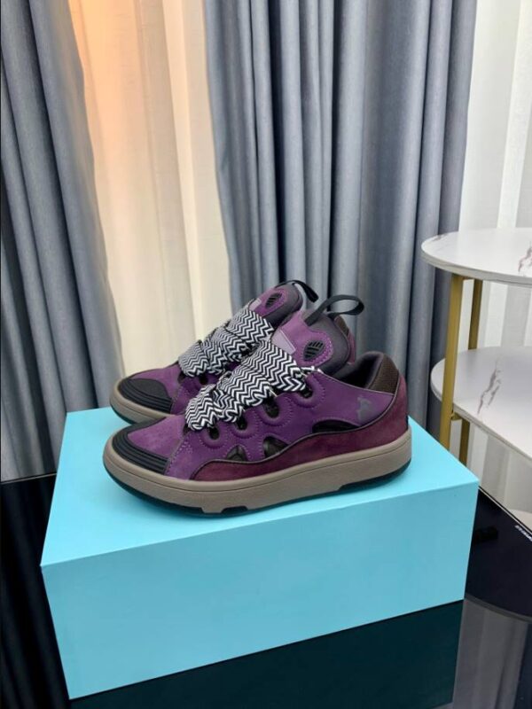 Lanvin Leather Curb Sneaker