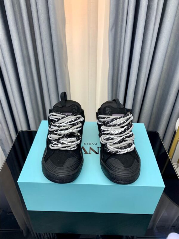 Lanvin Leather Curb Sneaker