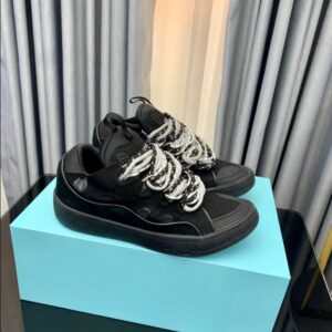 Lanvin Leather Curb Sneaker