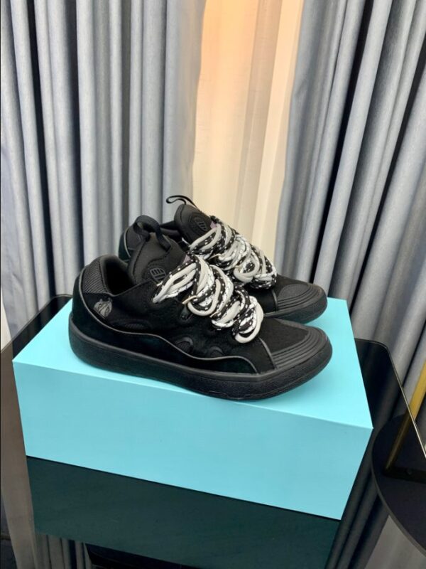 Lanvin Leather Curb Sneaker