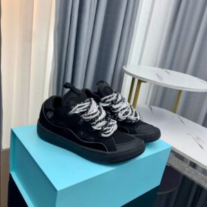 Lanvin Leather Curb Sneaker