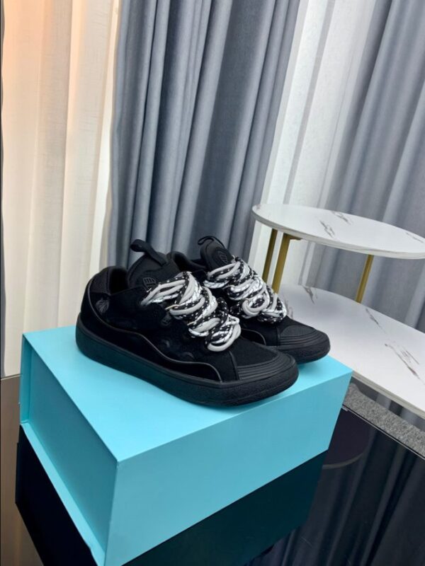 Lanvin Leather Curb Sneaker