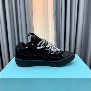 Lanvin Leather Curb Sneaker