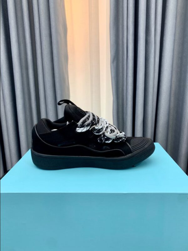 Lanvin Leather Curb Sneaker