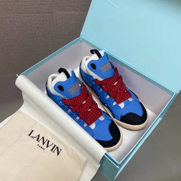 Lanvin Leather Curb Sneaker