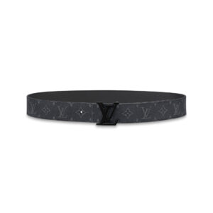 LV Initiales 40mm Matte Black Belt