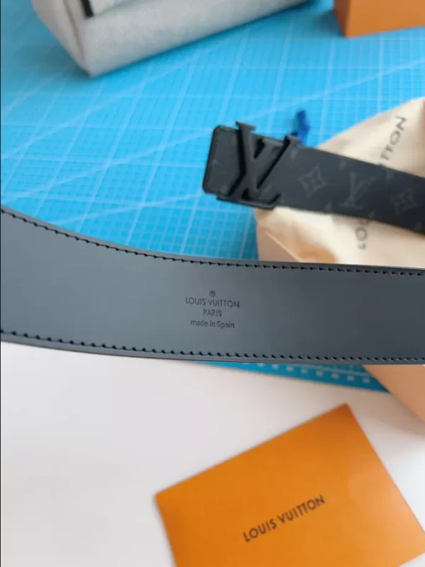 LV Initiales 40mm Matte Black Belt