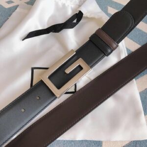 GG Reversible Belt With Square G Buckle