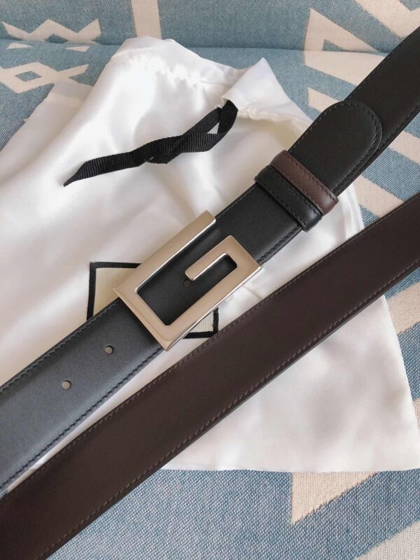 GG Reversible Belt With Square G Buckle