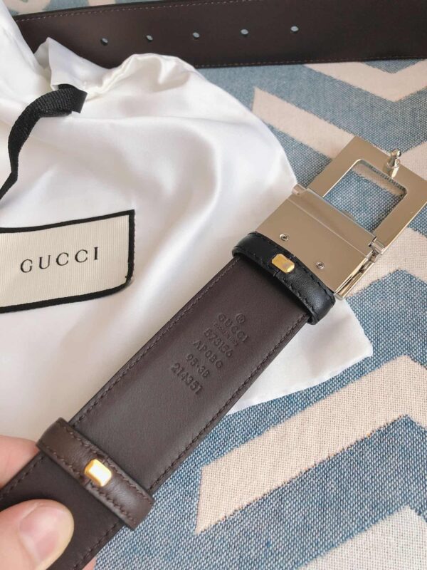 GG Reversible Belt With Square G Buckle