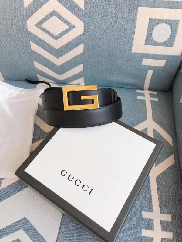 GG Reversible Belt With Square G Buckle