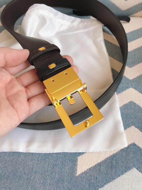 GG Reversible Belt With Square G Buckle