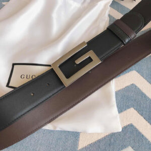 GG Reversible Belt With Square G Buckle