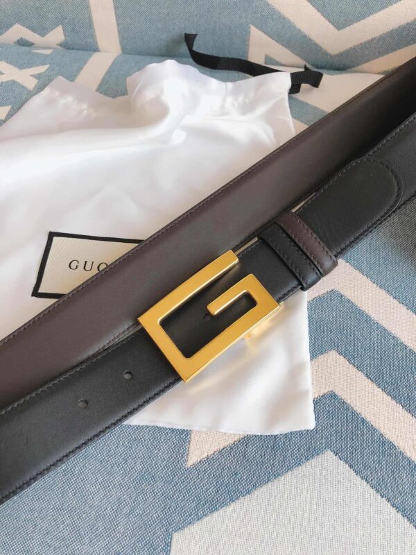 GG Reversible Belt With Square G Buckle