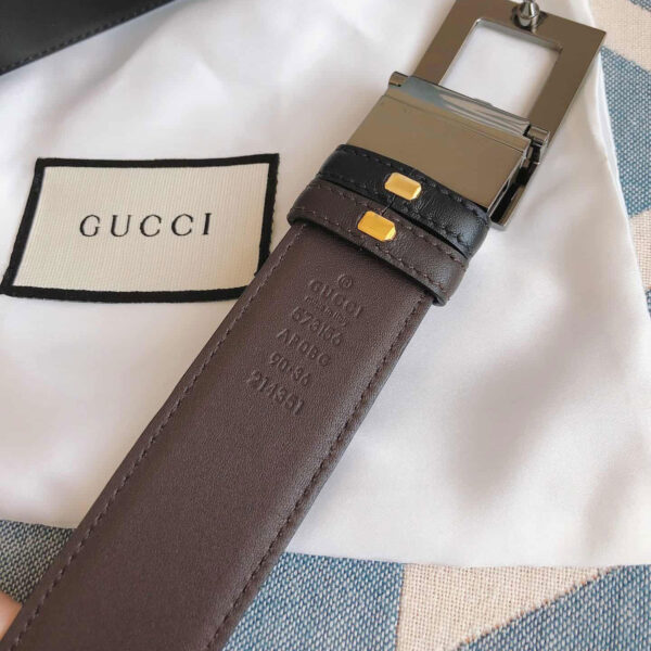 GG Reversible Belt With Square G Buckle