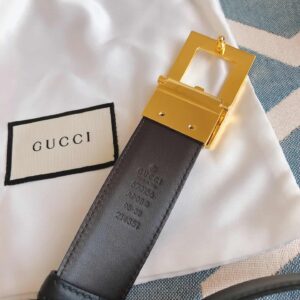 GG Reversible Belt With Square G Buckle